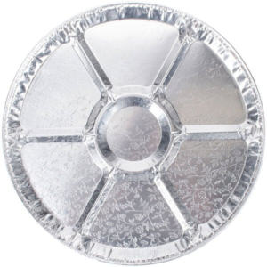 Foil 7-Compartment Lazy Susan Tray