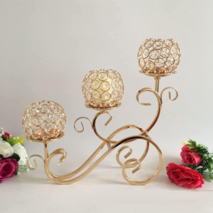 Crystal Candelabra Candle Holder