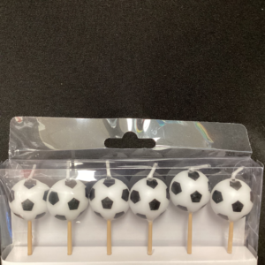 Soccer Shaped Candle
