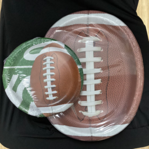 Football Theme Plates