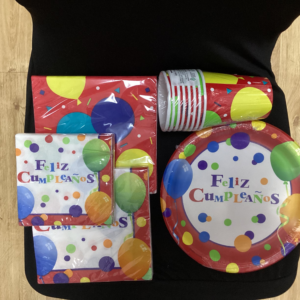 Feliz Compleanos Napkin, Plates & Cups
