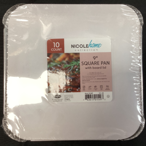 9” Square Aluminum Pan