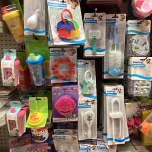 Baby Care Items - Teether toys, Mugs, Brush, Rattle keys & more
