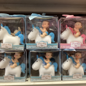Baby and Unicorn Figurines – It’s a Boy & It’s a Girl