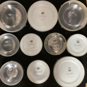 Plates Gold & White