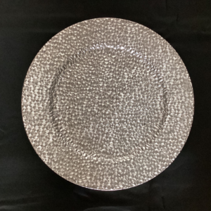 Hammered Pattern Rose Gold Charger Plate
