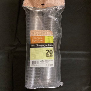 4oz Clear Champagne Cups