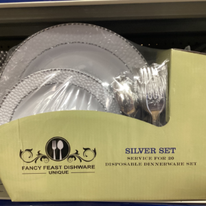 Silver Dishware Set