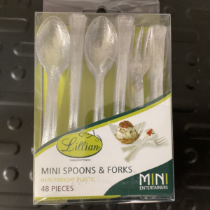Mini Glitter Forks & Spoons