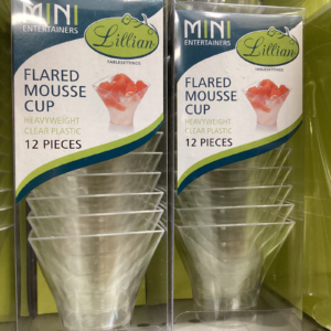 Clear Mousse Cups