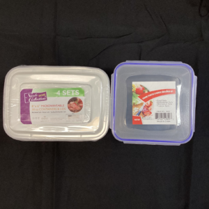 Microwavable Clear Containers