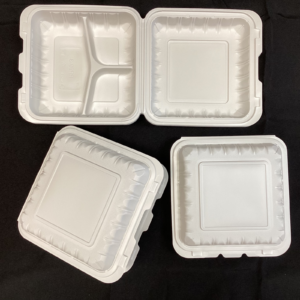 Hinged Compartment Container