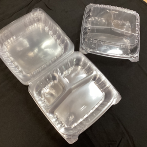 Clear Hinged Container