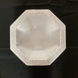 Hexagonal White Bowl