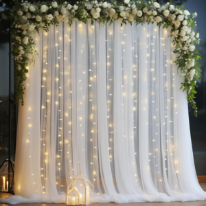 Backdrop Curtain with Lights