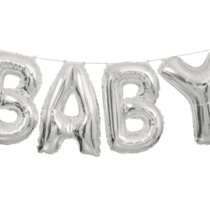 14" Foil Balloon Banner BABY