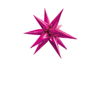 Star Burst Foil balloon - Pink