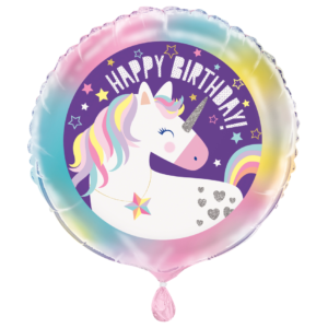 Happy Birthday Balloon 'Unicorn'