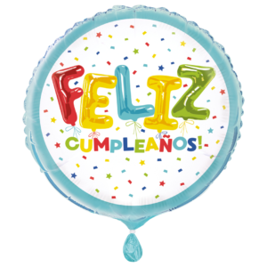 Foil Balloon 'Feliz Cumpleanos'