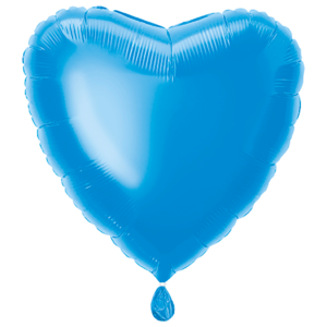 Baby Blue Heart Balloon