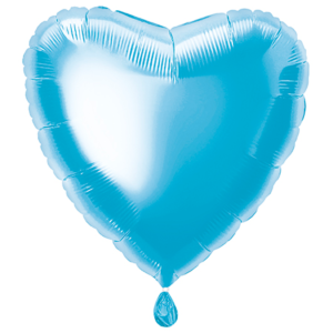 Pastel Blue Heart Balloon