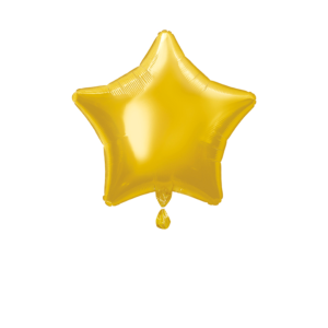 Gold Star Balloon