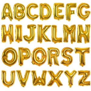 14" Foil Alphabet Balloons