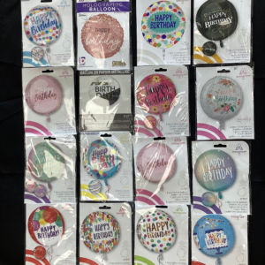 'Happy Birthday' Foil Balloons