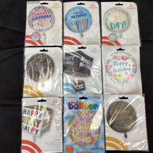 'Happy Birthday' Foil Balloons