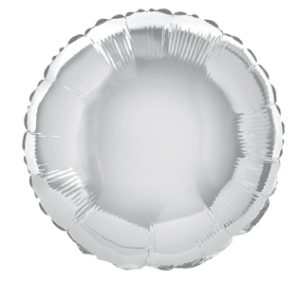 Silver Circle Balloon