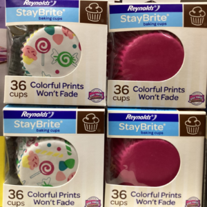 Colorful Printed Baking Cups
