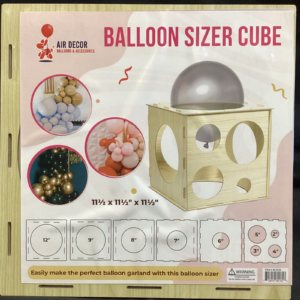 Balloon Sizer Cube