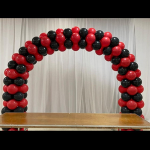 Balloon Arch Red & Black