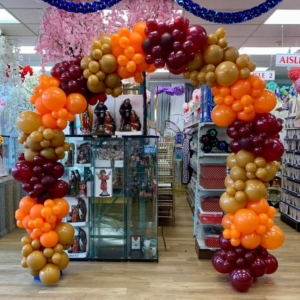 Tricolor Balloon Arch