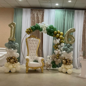 Balloon Décor Arch, Pillar & Garland