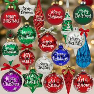 Customized Christmas ornaments