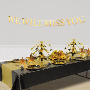 Foil We Will Miss You Streamer