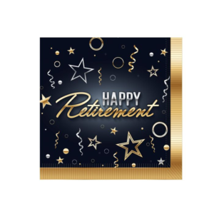 Happy Retirement Napkins