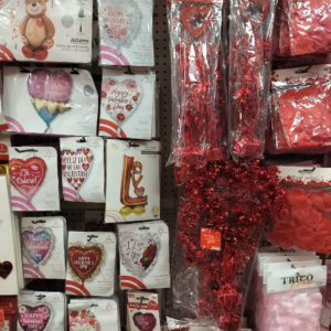 Valentine’s Balloon, Balloon Weights & Flower Petals
