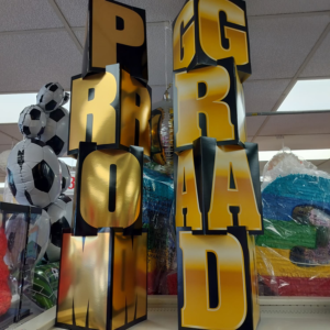 Graduation and Prom Foil Column